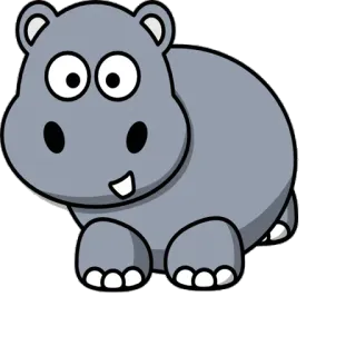 Hippo Pack @stickersb2b telegram stickers