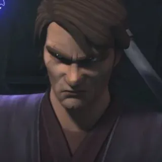 😡 Anakin Skywalker Star Wars: The Clone Wars anakin, skywalker, star wars, jedi, the clone wars telegram sticker