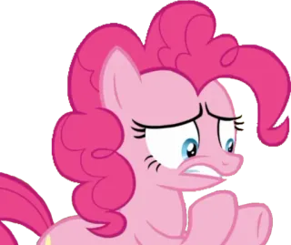 🤔 Pinkie Pie My Little Pony cartoon, My Little Pony, Pinkie Pie, pony, crying, sad telegram sticker