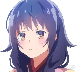 😲 Anime, Mädchen, Süß, Charakter, Illustration telegram sticker