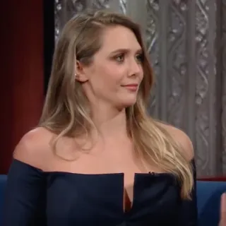 🌻 Elizabeth Olsen attrice, celebrità, ritratto, donna, bionda, Elizabeth Olsen telegram sticker
