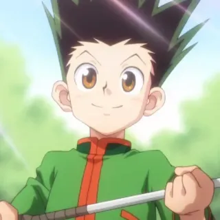 😊 Gon Freecss Hunter x Hunter anime, gon, hunter x hunter, cartoon telegram sticker