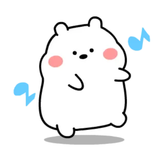 ✨ ours, mignon, autocollant, dessin animé, animal, kawaii whatsapp sticker