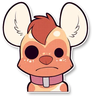😜 卡通, 动物, 老鼠, 可爱, 贴纸 telegram sticker