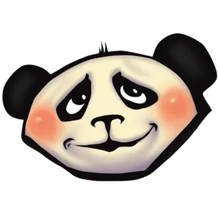 😊 Panda, Dier, Schattig, Beer, Gezicht, Sticker telegram sticker