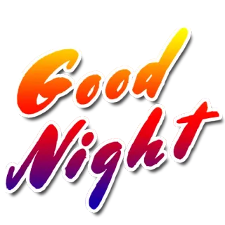 😴 Good Night selamat malam, tidur, malam, salam, harapan, teks whatsapp sticker