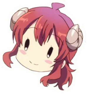 🙂 Satania Gabriel Dropout Anime, Manga, Demone, Corna, Carino, Kawaii, Gabriel Dropout, Satania telegram sticker