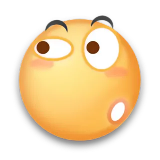 😉 emoji, face, expression, cartoon, cute, funny, sticker telegram sticker