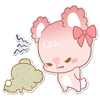 😤 Desenho animado, Personagem, Adesivo, Urso, Animal, Fofo telegram sticker