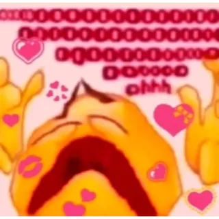 😀 ohhh emoji, meme, hartjes, liefde, grappig, schattig telegram sticker