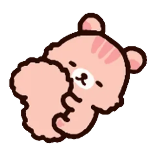 💨 bear, cute, sleep, animal whatsapp sticker