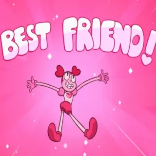 🥰 Spinel Steven Universe BEST FRIEND! Kartun, Persahabatan, Animasi, Lucu, Merah Muda, Senang whatsapp sticker