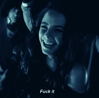 😂 Fuck it actitud, groserías, expresión, jerga telegram sticker