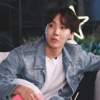 ☁ J-Hope J-Hope, BTS, K-pop, piosenkarz, celebryta, mężczyzna, osoba, rozrywka whatsapp sticker