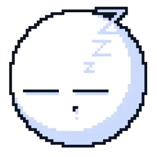 😴 zzz sleep, sleeping, tired, zzz, rest telegram sticker