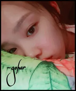 💋 gohar 인물 사진, 여자, 얼굴, 고하르 telegram sticker