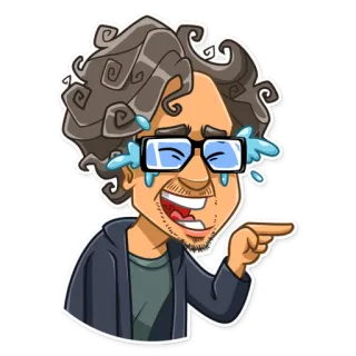 Tim Burton telegram stickers