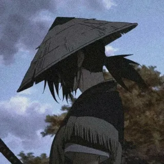 💌 Samurai, Katana, Anime, Chapéu, Espada, Japão telegram sticker