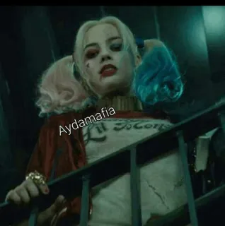 😕 Harley Quinn Suicide Squad Harley Quinn, DC Comics, Suicide Squad, Margot Robbie, villain, comic book character, antihero telegram sticker