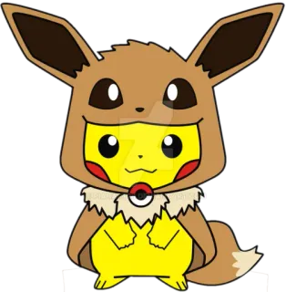 😊 Pikachu pikachu, pokemon, eevee, kartun, anime, imut, stiker whatsapp sticker