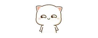 😈 고양이, 귀여운, 카와이, 스티커, 만화 telegram sticker