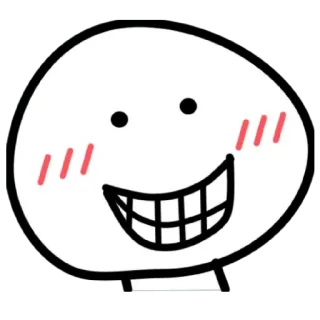 😀 Kartun, Senyum, Wajah, Ekspresi, Emoji telegram sticker
