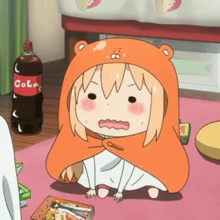 🍧 Umaru Doma Himouto! Umaru-chan anime, manga, umaru, cute, kawaii, hoodie telegram sticker
