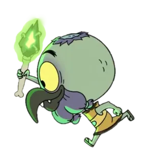 💫 cartoon, character, torch, fantasy telegram sticker
