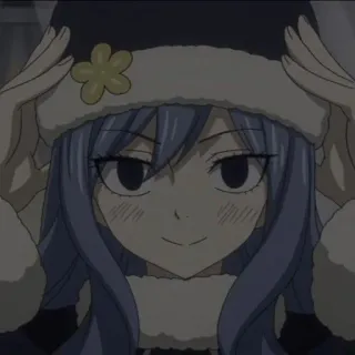 🌊 Juvia Lockser Fairy Tail Anime, Fairy Tail, Juvia Lockser, Personnage telegram sticker