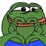 ❤️ Pepe the Frog 表情包, 青蛙, 佩佩, 网络, 搞笑, 卡通, 角色, 表情 whatsapp sticker