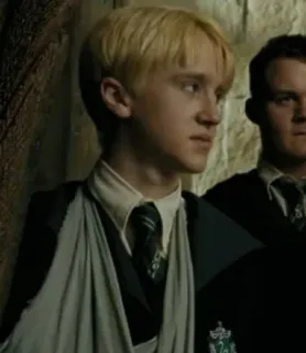 🐍 Draco Malfoy Harry Potter draco malfoy, harry potter, slytherin, mago, personaje, película, ficción telegram sticker