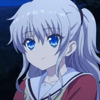 😄 Nao Tomori Charlotte Anime, Garota, Personagem, Nao Tomori, Charlotte whatsapp sticker