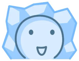 🥶 ghiaccio, carino, cartoni animati, neve, inverno, freddo telegram sticker