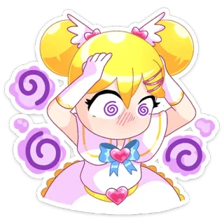 Мимико-тян :: @stickroom telegram stickers