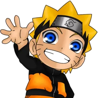 👋 Naruto naruto, anime, manga, dibujos animados, chibi, personaje telegram sticker