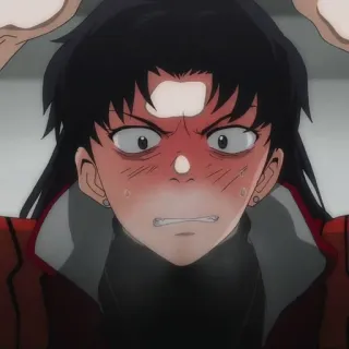 😳 Anime, Frustración, Chica anime, Enojado telegram sticker