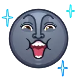 Moon Emoji telegram emojis 😃
