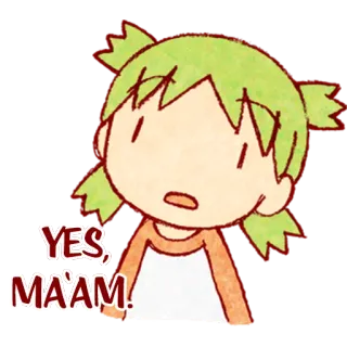 Yotsuba&! Sticker 2 @Nekosticker telegram stickers