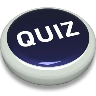 ❓ QUIZ quiz, pulsante, test, trivia, conoscenza, domanda telegram sticker