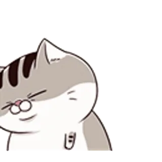 😉 Katze, süß, Tier, Hauskatze, Haustier, Cartoon telegram sticker