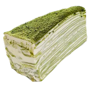 😃 ciasto, deser, matcha, tort naleśnikowy, jedzenie, słodkie telegram sticker