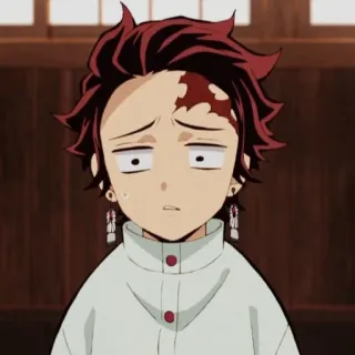 🦖 Tanjiro Kamado Demon Slayer Anime, Demon Slayer, Tanjiro, Tanjiro Kamado, Manga, Dessin animé, Personnage whatsapp sticker