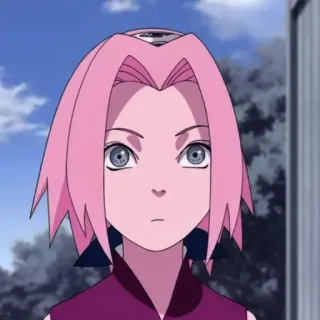 🌸 Sakura Haruno Naruto anime, sakura, haruno, ninja, pink hair telegram sticker