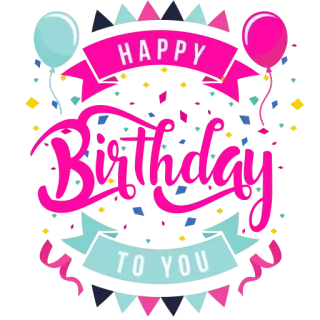 🎈 HAPPY
Birthday
TO YOU birthday, celebration, balloons, party, greeting whatsapp sticker