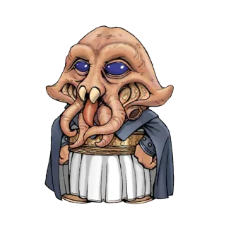 🐙 alien, monster, octopus, creature, sci-fi telegram sticker