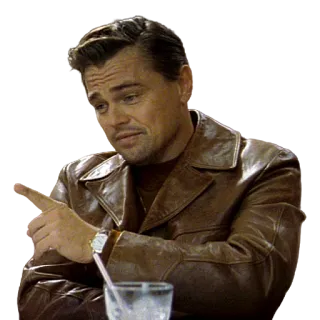 👈 leonardo dicaprio, menunjuk, meme, lucu, aktor, ekspresi telegram sticker