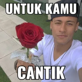 🌹 Neymar Jr UNTUK KAMU CANTIK telegram sticker