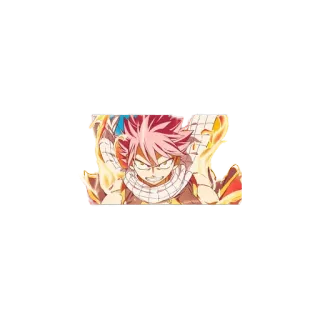 😡 Natsu Dragneel Fairy Tail Anime, Mangá, Fairy Tail, Natsu Dragneel, Fogo, Magia whatsapp sticker