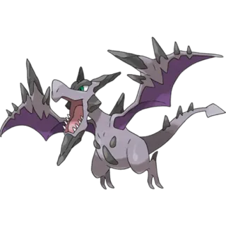 ☁ Aerodactyl Pokemon Aerodactyl, Pokemon, flying, rock, monster, dragon, cartoon telegram sticker