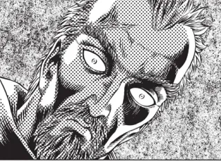 😠 manga, horror, face, creepy, scary, portrait telegram sticker